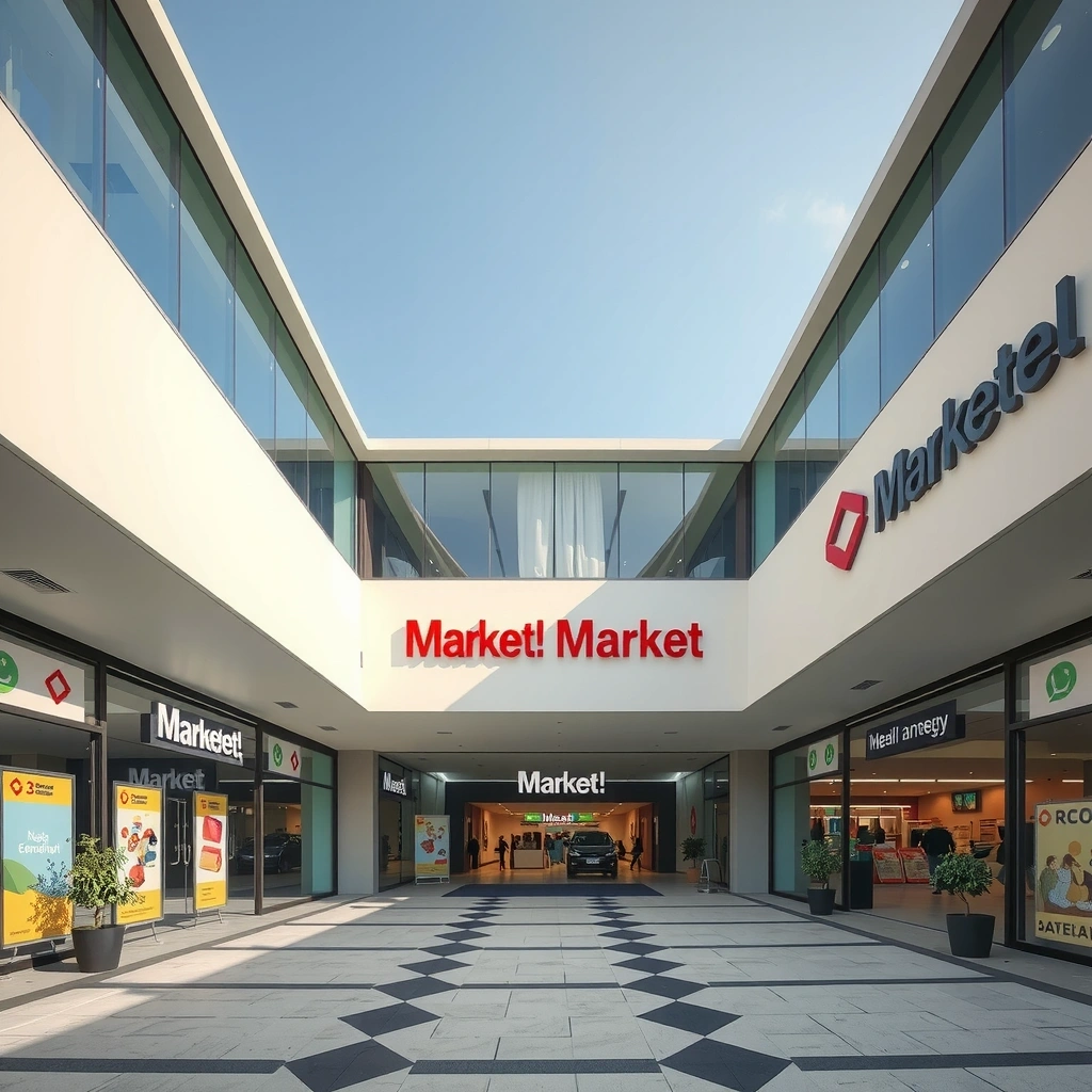 Market! Market! Mall exterior showing main entrance